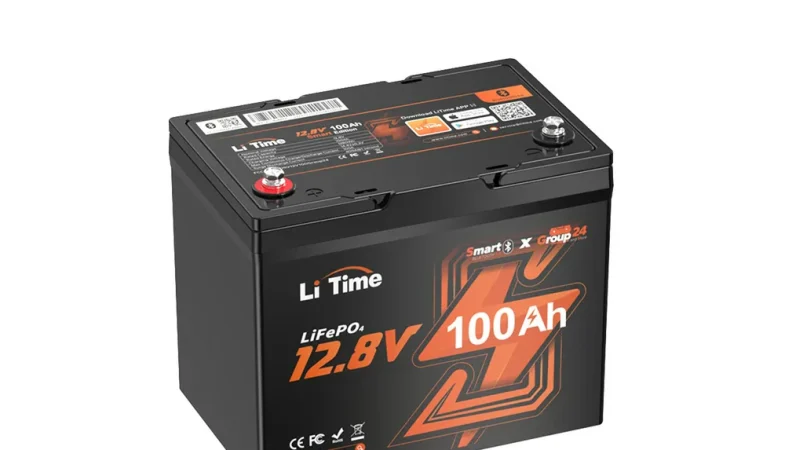 LiTime batería de Litio Bluetooth 12V 100Ah LiFePO4